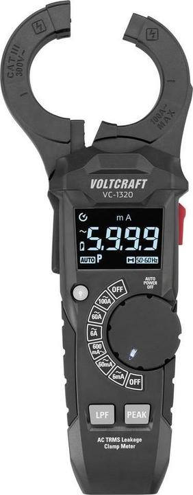 Produktbild Voltcraft VC-1320 Stromzange digital Anzeige (Counts): 6000 (CAT III 300V, Zangenstrommesser)