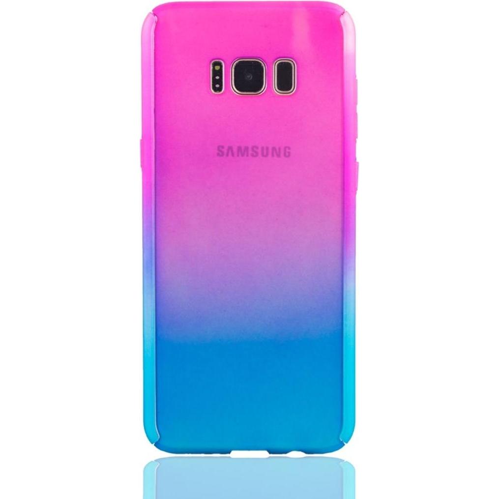 Thumbnail - König Design Hülle Handy Schutz für Samsung Galaxy S8 Plus Full Case Cover Displayschutz Blau (Samsung Galaxy S8+), Smar...