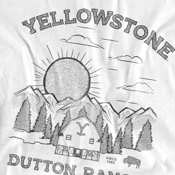 Immagine prodotto Yellowstone Dutton Ranch Maglietta Alba Adulto Unisex (S)