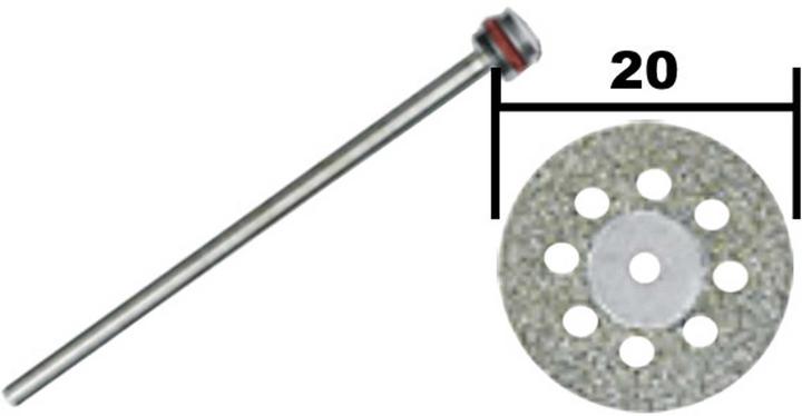 Actual product image Proxxon Cutting disc diamond 20mm