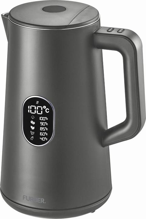 Furber Wasserkocher Veloce, 1.5 L, Grau (1.50 l)