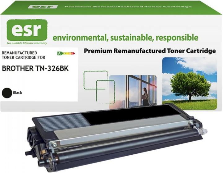 Actual product image ESR Toner cartridge compatible with Brother TN-326BK remanufactured (FC)