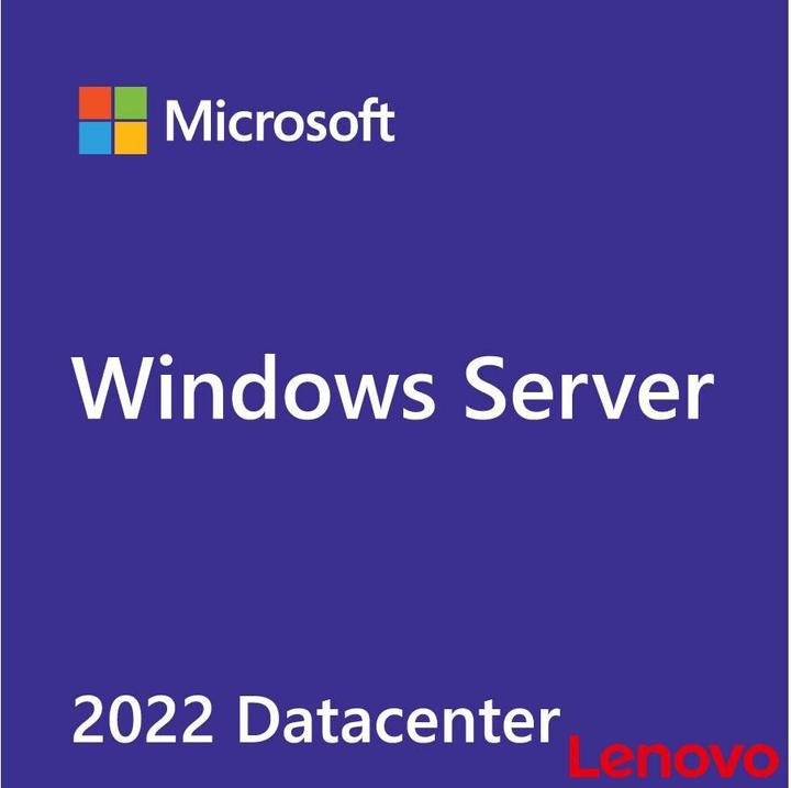 Produktbild Lenovo Windows Server 2022 Datacenter 16 Core, Add-Lic, ROK (unbegrenzt)