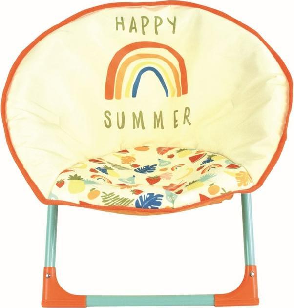 Jemini Kinderstuhl - Happy Summer - klappbar - orange/beige (Kinderstuhl)
