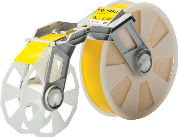 Produktbild Brother MC-PP3YE DirectLabel Kassette gelb 50 mm Gelb Tape Creator 50 mm (5 cm, Gelb)