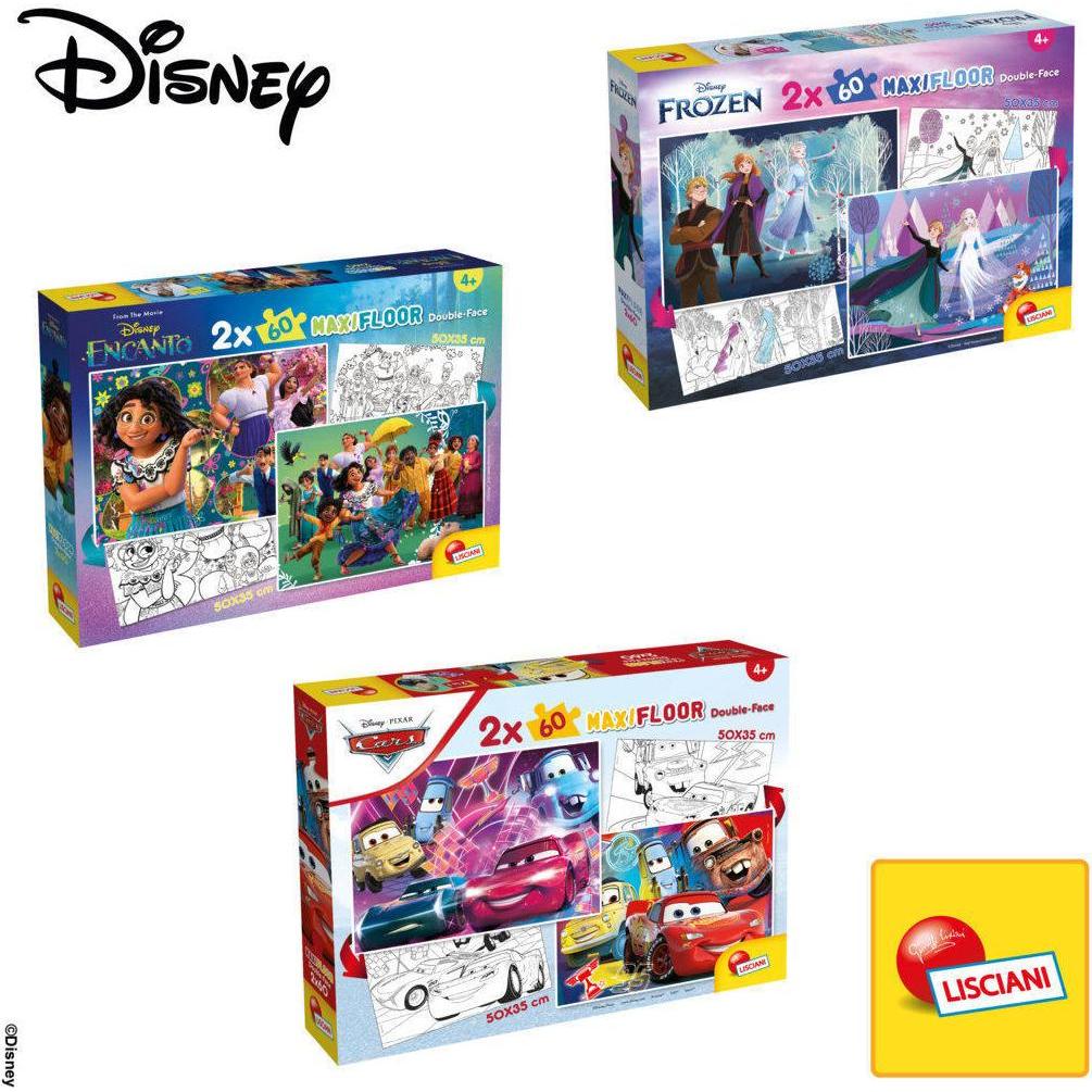 Lisciani Disney Puzzle Df Maxi Floor 2 X 60 Assorted