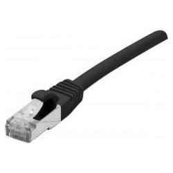 Générique Cat6 RJ45 Patch cable F/UTP PVC ecofriendly black - 0.3m (U/UTP, CAT6, 0.30 m), Netzwerkkabel