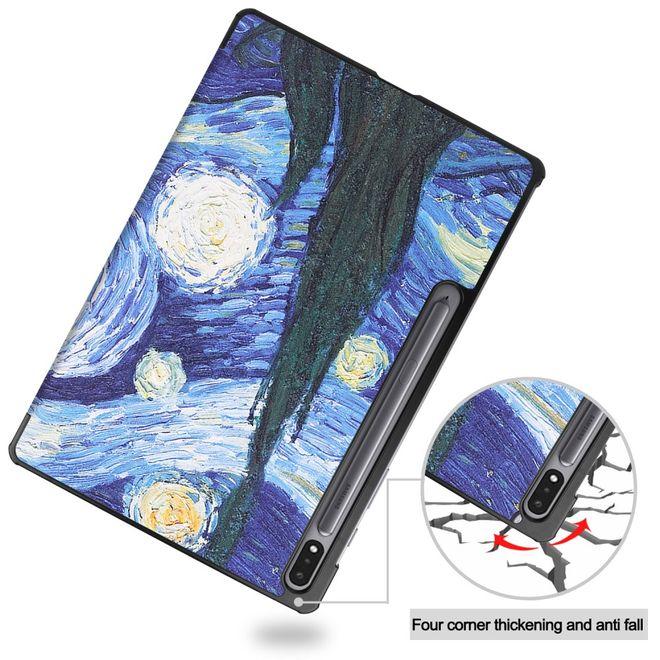 Image du produit MU Style Couverture pliable triple avec motif (Galaxy Tab S7+)