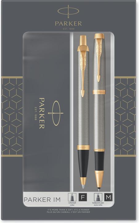 Parker Pen Parker BALL PEN KIT + BALL PEN IM STAL GT 2093217 (Šampaninė, 2 x)
