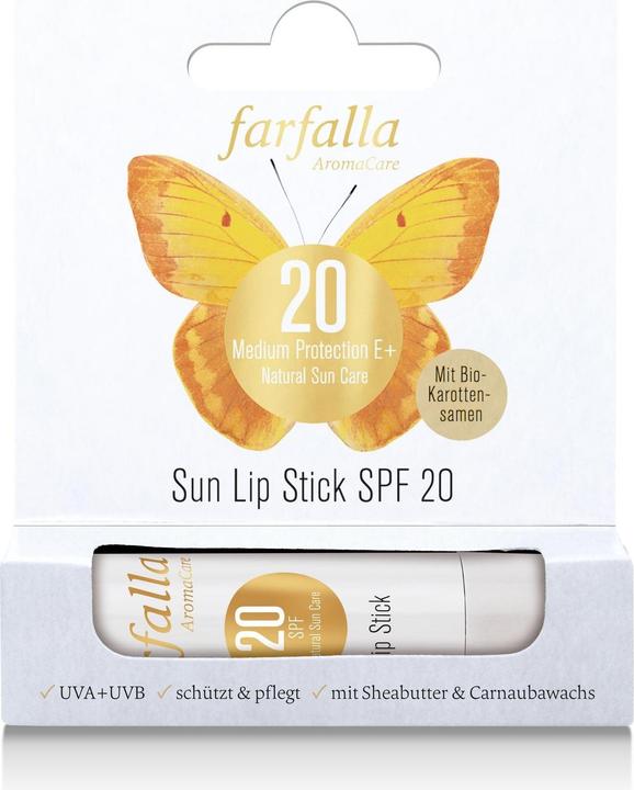 Actual product image Farfalla Lip Stick SPF20 4.6 g (Lip balm, 4 ml)