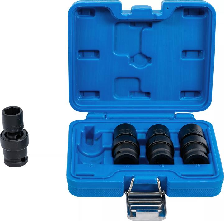 Actual product image BGS Impact Ball Joint Socket Set 12.5 mm (1/2") Drive 4 pcs. (19 mm)