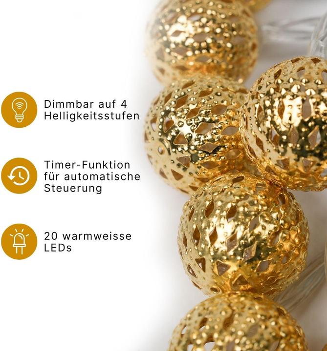 Produktbild Hermex Marokkanische LED Lichterkette (3.50 m)