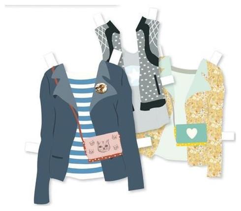 Actual product image Djeco The large wardrobe