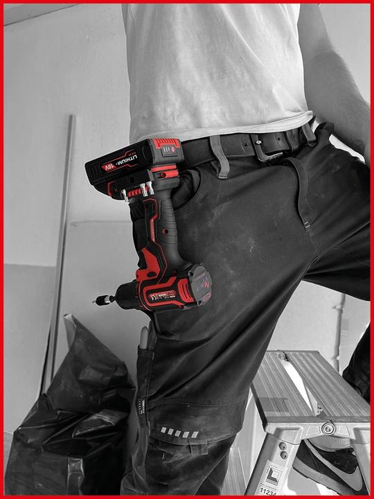 Image du produit KS Tools eMONSTER Kit de perceuses/visseuses sans fil brushless, 4 pièces| 18 volts, 2 batteries et chargeur (Fonctionnement sur batterie)