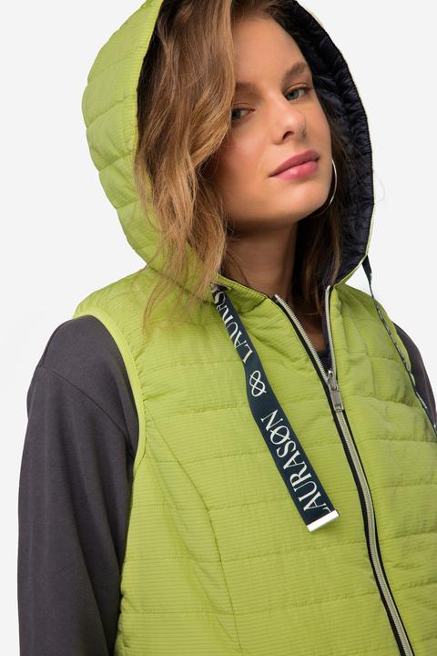 Produktbild Laurasøn Wende-Steppweste, wasserabweisend, Kapuze, Zipper, ärmellos (M)