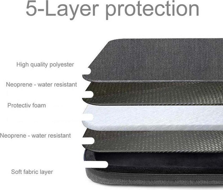 Produktbild Cadorabo Stoff Laptoptasche 13.3 Zoll (Universal)
