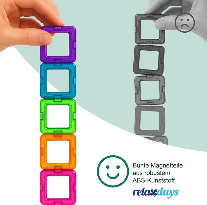 Produktbild Relaxdays Magnetbausteine Set für Kinder