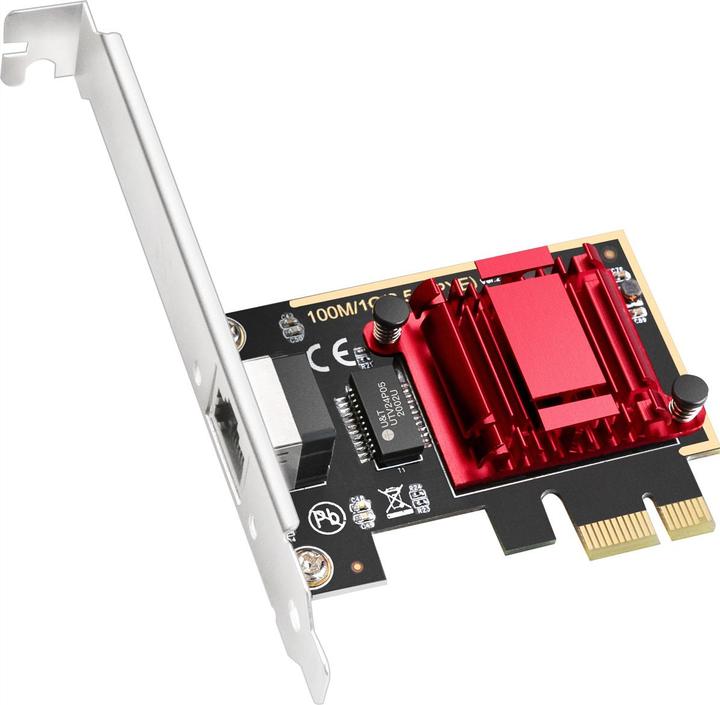 Actual product image Cudy PE25 network card Internal Ethernet (Mini PCI Express)