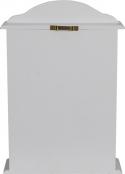 Ootb White wooden key box with natural colored door