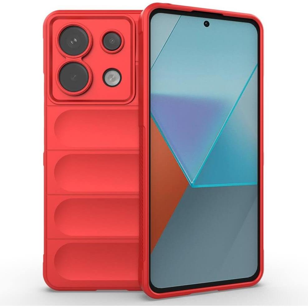 Cover-Discount Poco X6 / Redmi Note 13 Pro 5G - Cover robusta rossa (Xiaomi Poco X6, Xiaomi Redmi Note 13 Pro 5G), Cover smartphone, Rosso