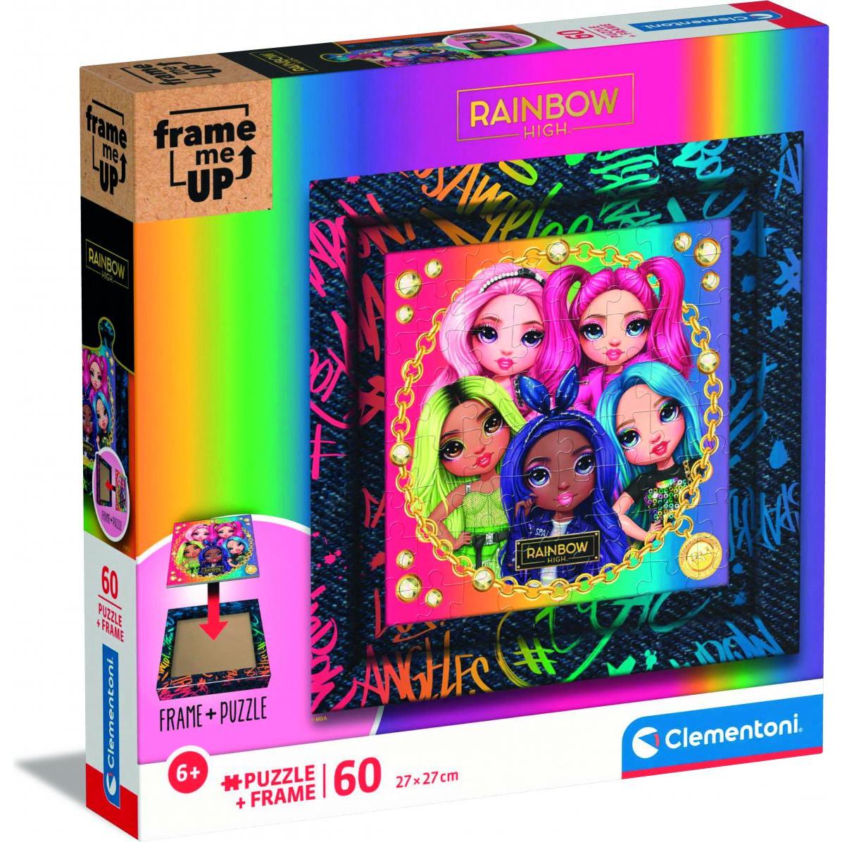 Thumbnail - Clementoni Regenbogen Hochrahmenpuzzle 60Stück