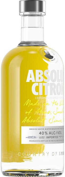 Absolut Vodka Citron (1 x 70 cl)