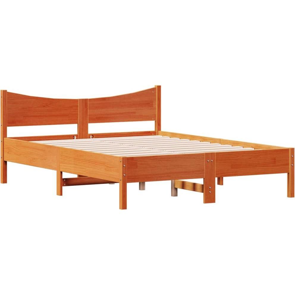 Thumbnail - VidaXL, Bett, Bett Kiefer (120 x 200 cm)