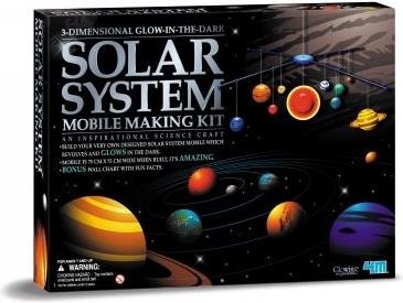 Produktbild 4M 3D Solar System Mobile Making Kit