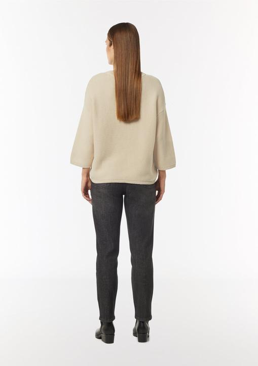Produktbild Comma Strickpullover Strickpullover im Relaxed Fit mit 3/4-Ärmeln (S)