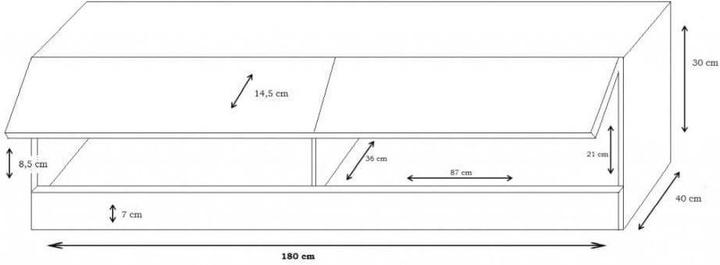Produktbild Cama RTVVigo180N (180 x 40 x 30 cm)