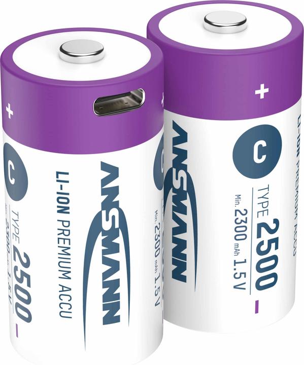 Produktbild Ansmann Baby C (2 Stk., C, 2500 mAh)