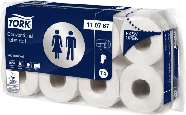 Actual product image kaiserkraft Toilet paper, standard household roll (64 x)
