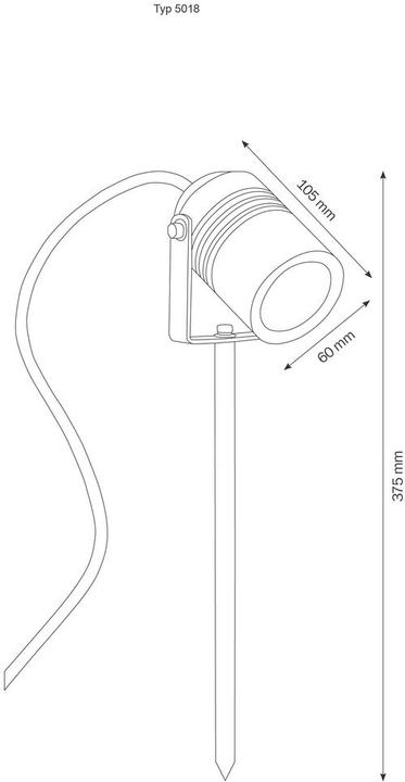 Produktbild LCD Aussenstrahler (860 lm, IP65)