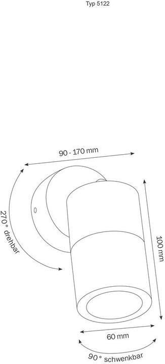 Productafbeelding LCD Wand- & Plafondlampen (GU10, IP65)