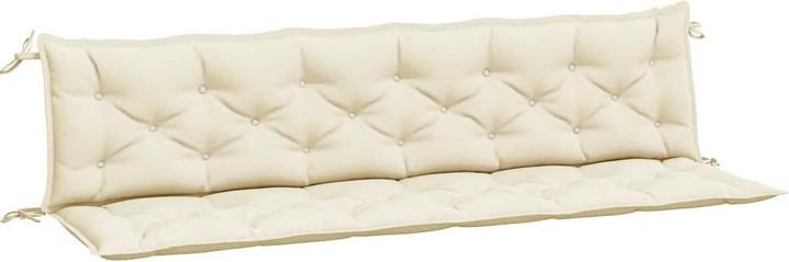 Actual product image VidaXL Garden bench cushions 2 pcs. O x ford fabric (200 x 50 x 7 cm)