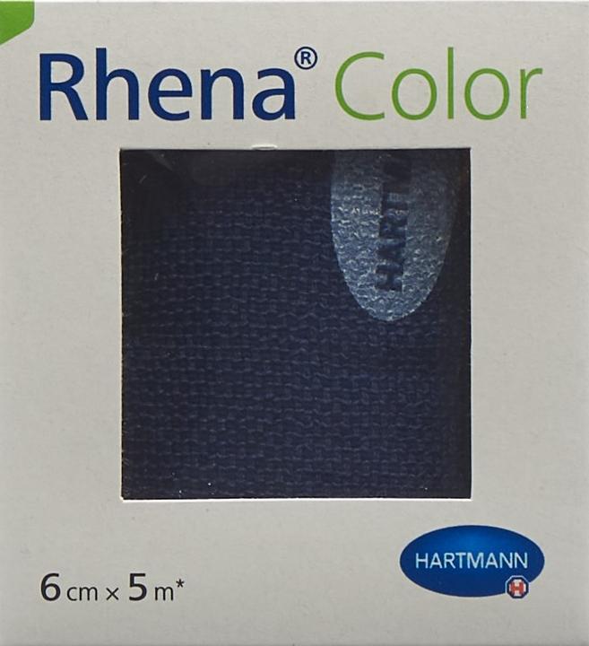Produktbild Rhena Color Elastische Binden 6cmx5m blau