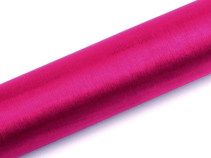 Produktbild Partydeco Organza Plain, dark pink, 0.16 x 9m (1 pc. / 9 lm)