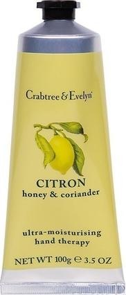 Actual product image Crabtree & Evelyn Citron Honey Coriander Ultra-Moisturising Hand Cream 100 G