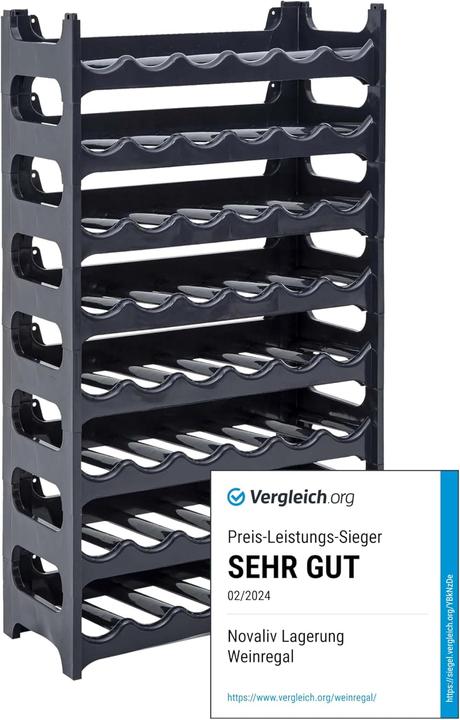 Image du produit Novaliv Étagère à boissons Système d'étagères pour bouteilles (48 bouteilles)