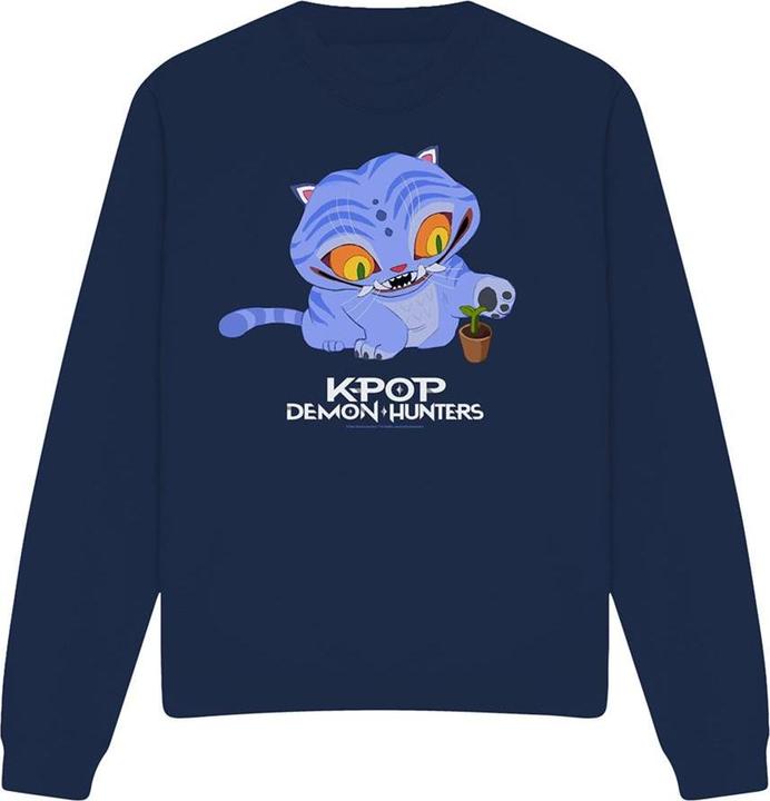 Produktbild K-Pop Demon Hunters Sweatshirt Erwachsene süsser Derpy Tiger (L)