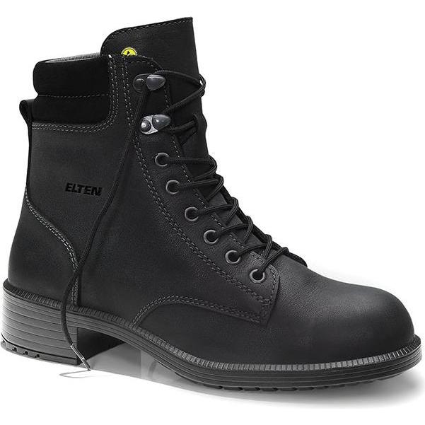 Elten, Sicherheitsschuhe, Sicherheits-Schnürstiefel Lady NIKOLA black Mid ESD S2 Gr.41 (S2, 41)