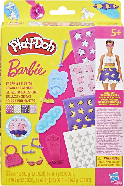 Play-Doh Pd Barbie Designer Patterns Packs Ast