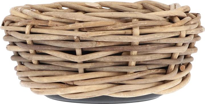 Jan Kurtz Korb PALAU, ca. Ø 40 cm / 20 cm hoch, Geflecht: (40 x 40 x 20 cm)