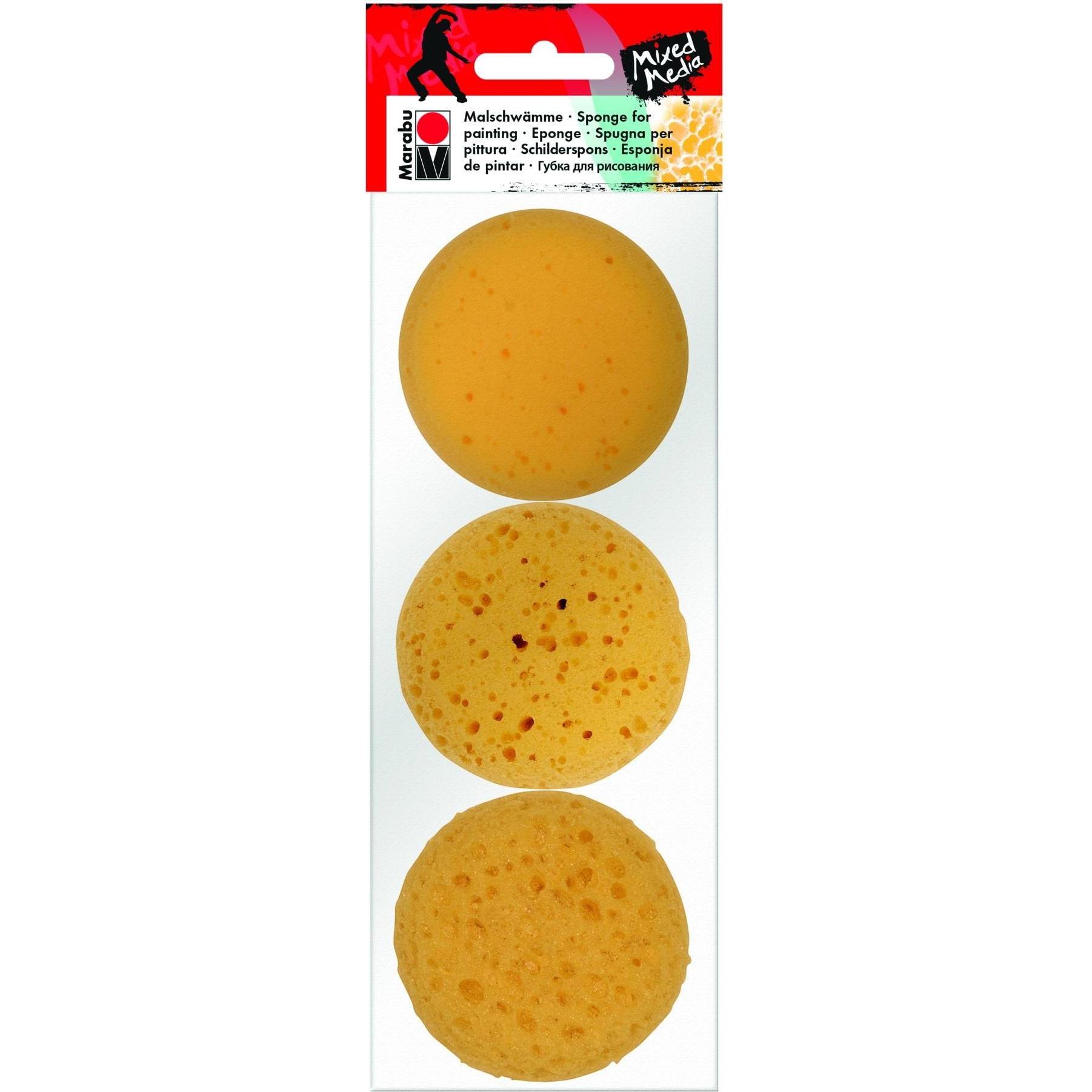 5x Marabu, Mal Zubehör, Malschwamm-Set