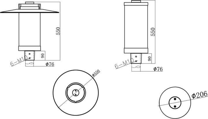Produktbild Abalight LED-Mastaufsatzleuchte (5280 lm, IP66)