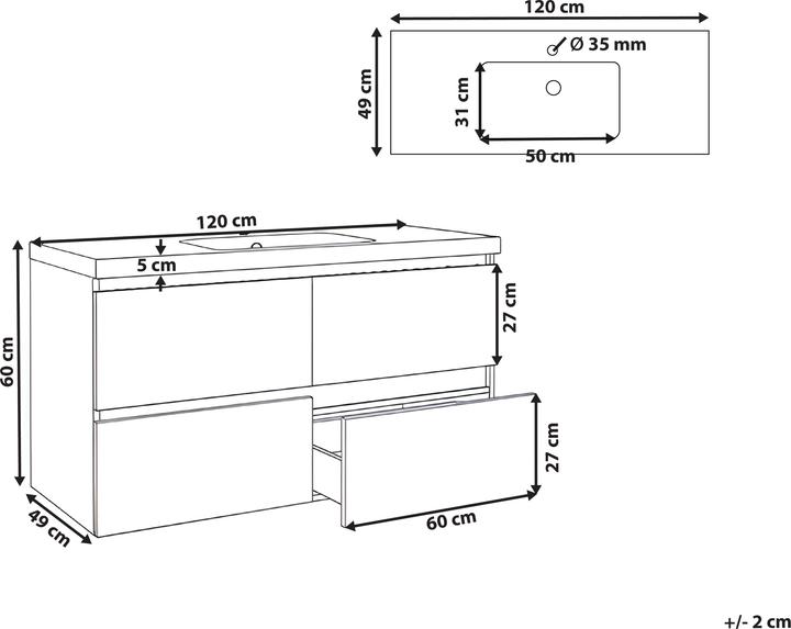 Actual product image Beliani Lagoa