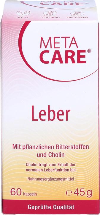 Produktbild Meta Care Leber Kapsel (60 Stück, Kapseln, 78 g)