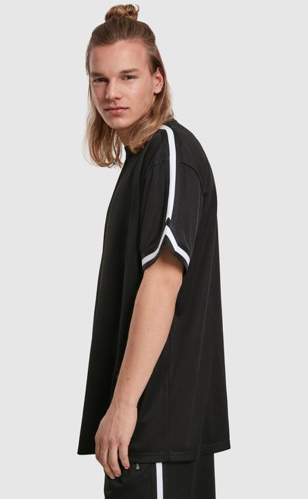 Actual product image Urban Classics Oversized Stripes Mesh Tee (M)
