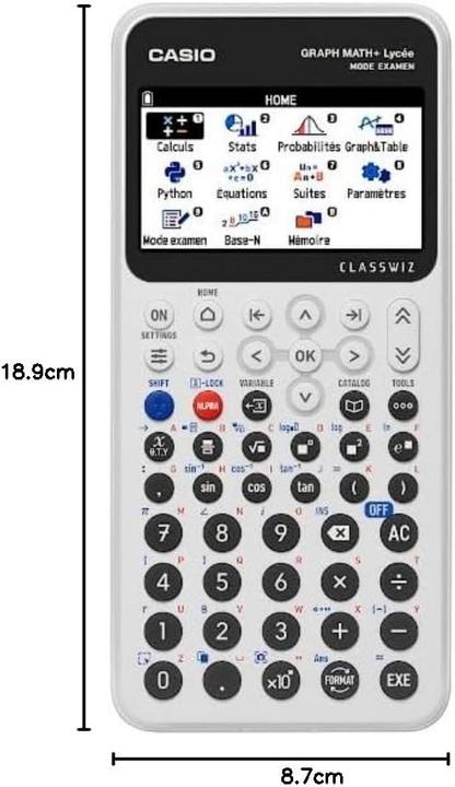 Immagine prodotto Casio Nieuw Graph Math+ Grafische rekenmachine (Batterie)