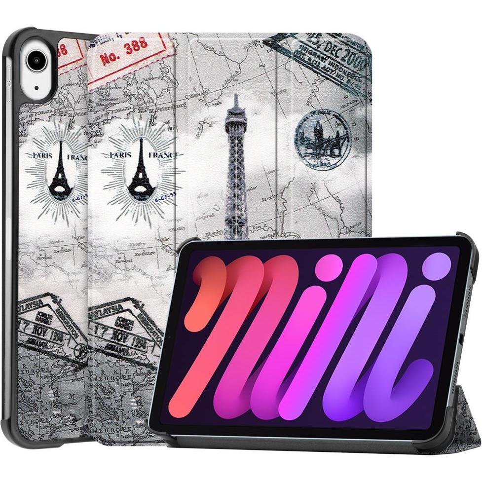 Cover-Discount iPad mini 6 - Tri-fold Smart Case Paris (iPad mini 6), Tablet Hülle